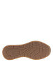 Thumbnail Baskets running 333-Ax802 en cuir beige à talon plat et semelle bicolore - Image 6
