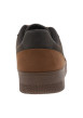Thumbnail Sneakers marron aspect suédine à talon plat pourvues de lacets ronds - Image 4