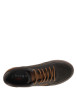 Thumbnail Sneakers marron aspect suédine à talon plat pourvues de lacets ronds - Image 5