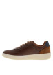Thumbnail Sneakers marron à talon plat dotées d'empiècements de différentes matières - Image 3