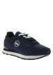 Thumbnail Baskets running Travis Sport Bold en cuir bleu marine à talon plat - Image 2