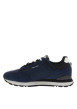 Thumbnail Baskets running Travis Sport Bold en cuir bleu marine à talon plat - Image 3
