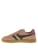 Thumbnail Tennis Viper en cuir roses à talon plat pourvues d'une fermeture à lacets - Image 3