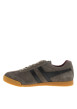 Thumbnail Tennis Harrier en cuir taupe à talon plat pourvues de lacets - Image 3