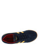 Thumbnail Tennis Harrier en cuir bleu marine à talon plat pourvues de lacets - Image 5