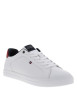 Thumbnail Tennis Lightweight Pinperf en cuir blanc ornée du logo avec des lacets plats - Image 2