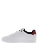 Thumbnail Tennis Lightweight Pinperf en cuir blanc ornée du logo avec des lacets plats - Image 3