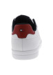 Thumbnail Tennis Lightweight Pinperf en cuir blanc ornée du logo avec des lacets plats - Image 4