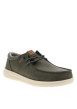 Thumbnail Sneakers Paul Classic olive à talon plat ornées du logo sur le contrefort - Image 2