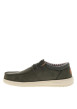 Thumbnail Sneakers Paul Classic olive à talon plat ornées du logo sur le contrefort - Image 3