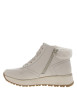 Thumbnail Bottines ivoire pourvues de lacets plats et de 2 zips sur la tige - Image 3
