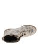 Thumbnail Bottines beiges à talon décroché bas ornées d'un revêtement imprimé floraux - Image 5