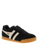 Thumbnail Tennis Harrier Mirror en cuir noires à talon plat pourvues de lacets - Image 2