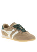 Thumbnail Tennis Sprinter Suede en cuir beiges à talon plat munies d'empiècements - Image 2