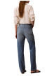 Thumbnail Jean High Rise Straight en coton bleu pourvu d'une taille haute - Image 2
