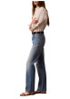 Thumbnail Jean High Rise Straight en coton bleu pourvu d'une taille haute - Image 5