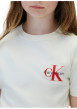 Thumbnail T-shirt blanc en coton à col rond ras-de-cou avec une coupe droite - Image 5