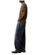 Thumbnail T-shirt vert olive en coton à col rond ras-de-cou doté d'une coupe droite - Image 5