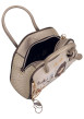 Thumbnail Sac à main beige pourvu d'une bandoulière amovible et de deux anses rondes - Image 2