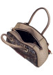 Thumbnail Sac à main beige pourvu d'une bandoulière amovible et de deux anses rondes - Image 5