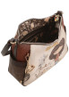 Thumbnail Sac à bandoulière beige à motifs pourvu d'une bandoulière réglable - Image 2