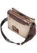 Thumbnail Sac à bandoulière beige pourvu d'une large bandoulière réglable - Image 4