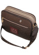 Thumbnail Sac à bandoulière marron et beige pourvu d'une large bandoulière réglable - Image 4