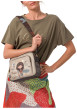 Thumbnail Sac à bandoulière marron et beige pourvu d'une large bandoulière réglable - Image 6