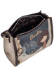 Thumbnail Sac à bandoulière marine à motifs pourvu d'une bandoulière réglable - Image 4