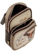 Thumbnail Sacoche beige à motifs pourvue d'une fine bandoulière réglable - Image 5