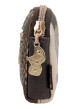 Thumbnail Porte-monnaie marine à motifs pourvu de deux fermetures zippées - Image 3
