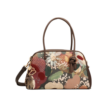 Sac à main multicolore pourvu d'une bandoulière...