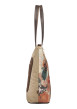 Thumbnail Sac à main porté épaule marron et beige pourvu d'une bandoulière amovible - Image 2