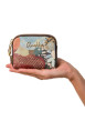 Thumbnail Porte-monnaie multicolore à motifs pourvu d'une fermeture zippée - Image 6