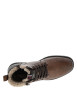 Thumbnail Bottines marron à talon décroché bas et à lacets et zip latéral - Image 5