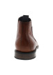 Thumbnail Boots en cuir brun à talon décroché bas pourvues de soufflets élastiqués - Image 4