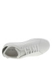 Thumbnail Tennis Th Court en cuir blanc à talon plat agrémentée du logo - Image 5