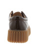 Thumbnail Mocassins Torhill Bee en cuir marron à talon plat munis de lacets plats - Image 4
