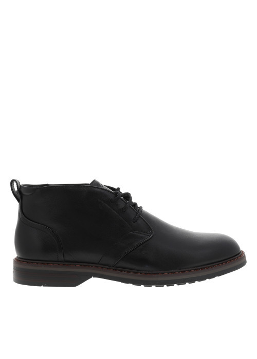Boots Aldwin2 Chukka en cuir noir à talon...