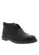 Thumbnail Boots Aldwin2 Chukka en cuir noir à talon décroché bas munies de lacets ronds - Image 2