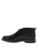 Thumbnail Boots Aldwin2 Chukka en cuir noir à talon décroché bas munies de lacets ronds - Image 3