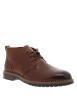 Thumbnail Boots Aldwin2 Chukka en cuir brun à talon décroché bas avec des lacets ronds - Image 2