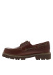 Thumbnail Mocassins bateau Cleyhill Boat en cuir chocolat à talon décroché bas - Image 3