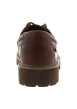 Thumbnail Mocassins bateau Cleyhill Boat en cuir chocolat à talon décroché bas - Image 4