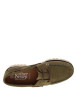 Thumbnail Mocassins bateau Flakes en cuir nubuck kaki à talon décroché bas - Image 5