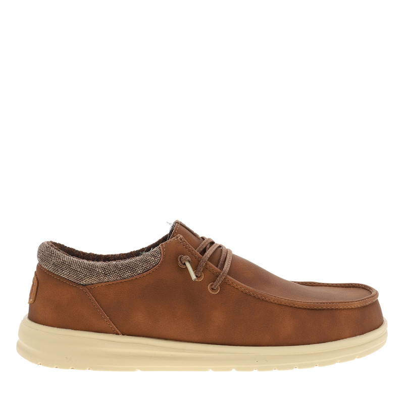 Dude - Sneakers Paul Classic Camel à Talon Plat Pourvues De Lacets élastiqués - Brun Dude - Sneakers Paul Classic Camel à Talon Plat Pourvues De Lacets élastiqués - Brun