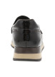 Thumbnail Mocassins vernis café à talon plat, pourvus de lacets et d'un zip latéral - Image 4