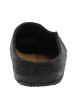 Thumbnail Mules Zermatt en flanelle de laine anthracite à semelle crêpée plate et première nubuck biologique - Image 4
