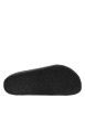 Thumbnail Mules Zermatt en flanelle de laine anthracite à semelle crêpée plate et première nubuck biologique - Image 6