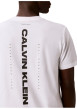 Thumbnail T-shirt blanc à imprimé logotypé en coton pourvu d'une coupe droite - Image 2